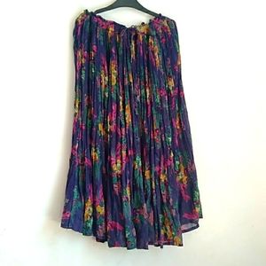 Free size  Summer skirt with adjustable waist